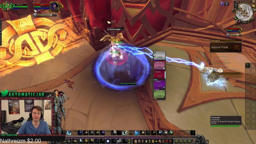 Legion Alpha, Halls of Valor Dungeon, Holy Priest